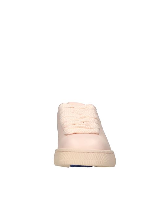 Sneakers Low Top Trainer On in pelle BURBERRY | 8083394 1001ROSA